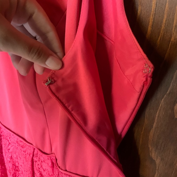 NWOT Adrianna Papell Sleeveless Lace & Faille - Picture 8 of 9